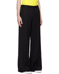 Pantalon chino en laine noir Moschino