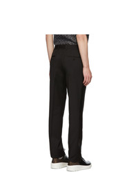 Pantalon chino en laine noir Fendi