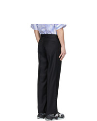 Pantalon chino en laine noir Martin Asbjorn