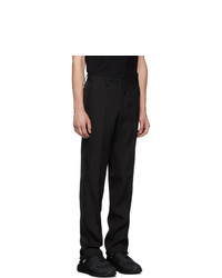 Pantalon chino en laine noir Burberry