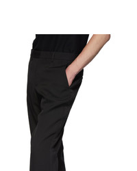 Pantalon chino en laine noir Burberry