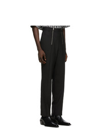 Pantalon chino en laine noir Gmbh