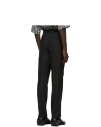 Pantalon chino en laine noir Gmbh