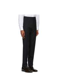 Pantalon chino en laine noir Dries Van Noten