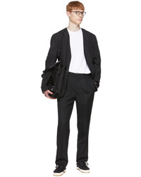 Pantalon chino en laine noir Comme des Garcons Homme