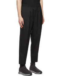 Pantalon chino en laine noir Zegna