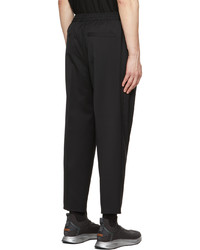 Pantalon chino en laine noir Zegna