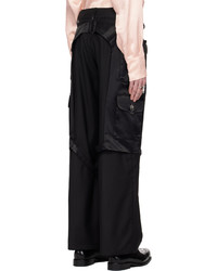 Pantalon chino en laine noir Chopova Lowena