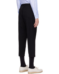 Pantalon chino en laine noir Comme des Garcons Homme Deux