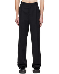 Pantalon chino en laine noir Botter