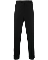 Pantalon chino en laine noir Brunello Cucinelli