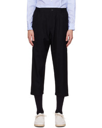 Pantalon chino en laine noir Comme des Garcons Homme Deux