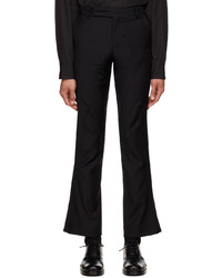 Pantalon chino en laine noir Cornerstone