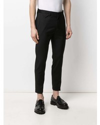 Pantalon chino en laine noir Low Brand