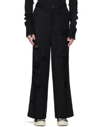 Pantalon chino en laine noir Doublet
