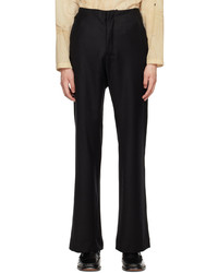 Pantalon chino en laine noir Gabriela Coll Garments