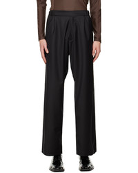 Pantalon chino en laine noir Gmbh