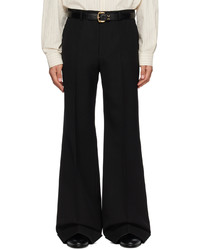 Pantalon chino en laine noir Gucci