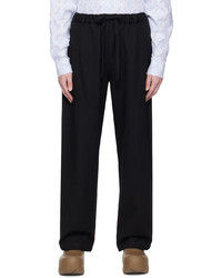 Pantalon chino en laine noir HGBB STUDIO