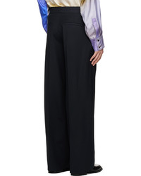 Pantalon chino en laine noir GAUCHERE