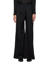 Pantalon chino en laine noir Parnell Mooney