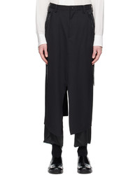 Pantalon chino en laine noir Sulvam
