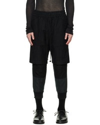 Pantalon chino en laine noir The Viridi-anne