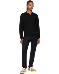 Pantalon chino en laine noir Paul Smith