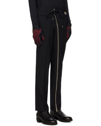 Pantalon chino en laine noir TAKAHIROMIYASHITA TheSoloist.