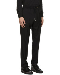 Pantalon chino en laine noir Paul Smith