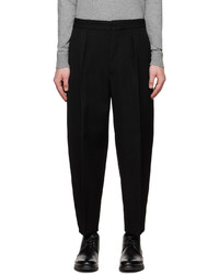 Pantalon chino en laine noir Zegna