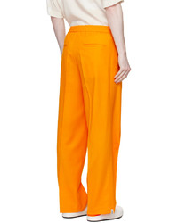 Pantalon chino en laine orange Bonsai