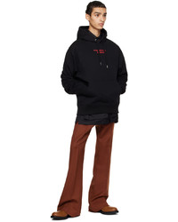 Pantalon chino en laine rouge EGONlab