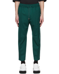 Pantalon chino en laine vert foncé A PERSONAL NOTE 73