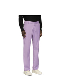 Pantalon chino en laine violet clair Noon Goons