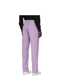 Pantalon chino en laine violet clair Noon Goons