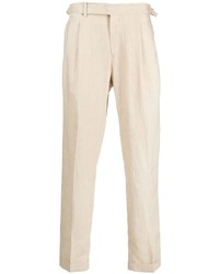 Pantalon chino en lin beige Briglia 1949