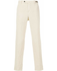 Pantalon chino en lin beige Pt01