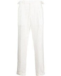 Pantalon chino en lin blanc Briglia 1949