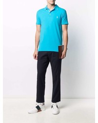 Pantalon chino en lin bleu marine Closed