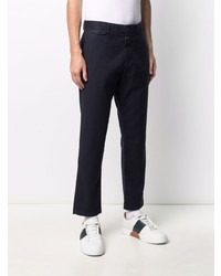 Pantalon chino en lin bleu marine Closed