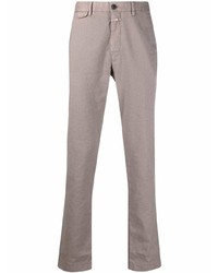 Pantalon chino en lin gris Closed