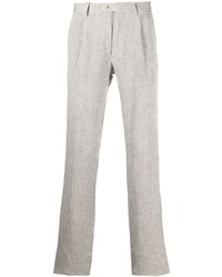 Pantalon chino en lin gris Etro