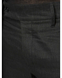 Pantalon chino en lin noir Ann Demeulemeester