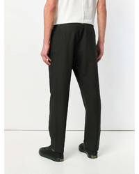 Pantalon chino en lin noir Damir Doma