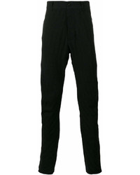 Pantalon chino en lin noir
