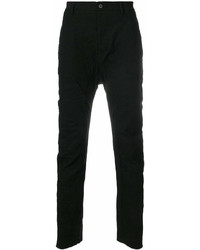 Pantalon chino en lin noir