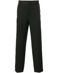 Pantalon chino en lin noir