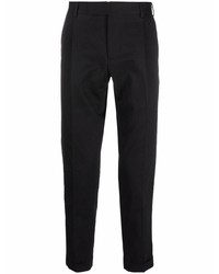 Pantalon chino en lin noir PT TORINO