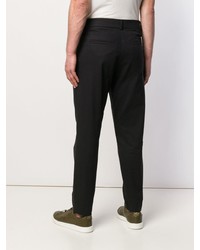 Pantalon chino en lin noir Societe Anonyme